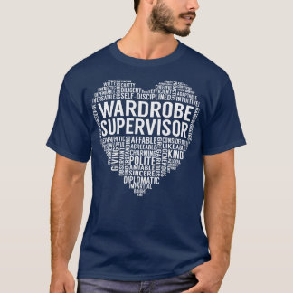 T-shirt Coeur du superviseur de garde-robe
