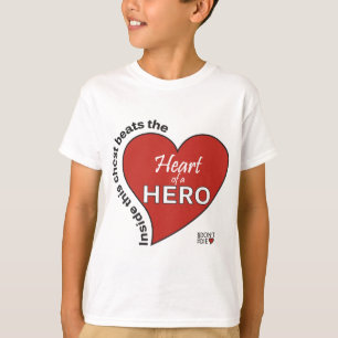 T-shirt Coeur d'un héros