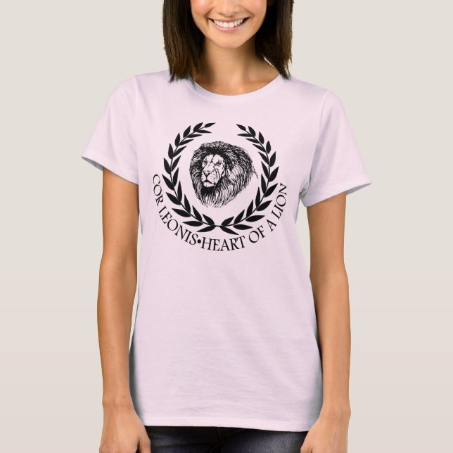 T-shirt Coeur d'un lion (Devant)