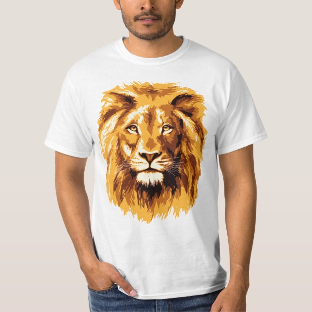 T-shirt "Coeur d'un lion" (Devant)