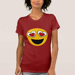 T-shirt Coeur Emoji d'amour