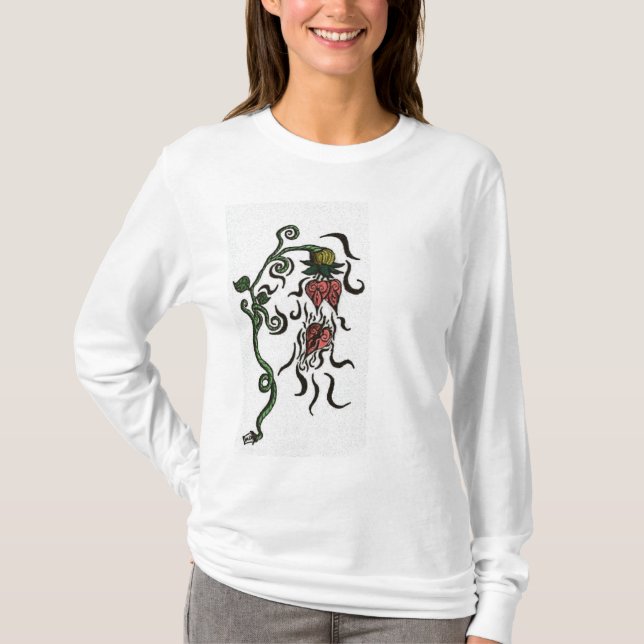 T-shirt Coeur en baisse (Devant)