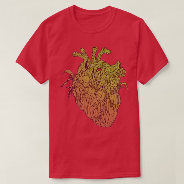 T-shirt Coeur en croissance 2 (Design devant)