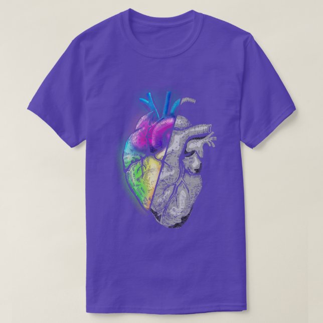 T-SHIRT COEUR EN DEUX (Design devant)