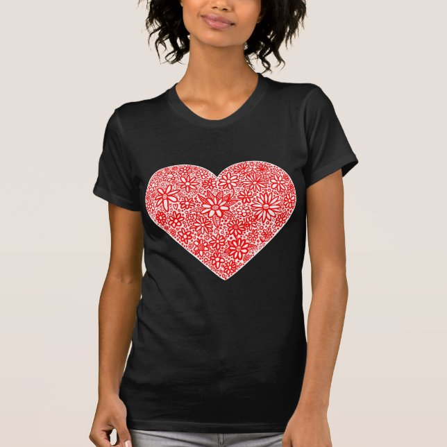 T-shirt Coeur encombré (Devant)