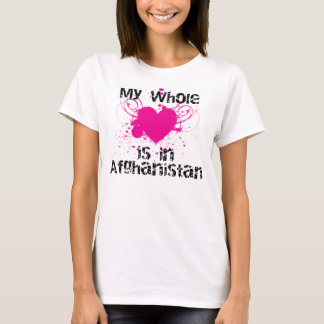 T-shirt Coeur entier (Afghanistan, rose)