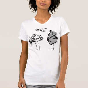 T-shirt Coeur et cerveau