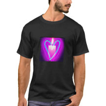T-shirt Coeur et flamme