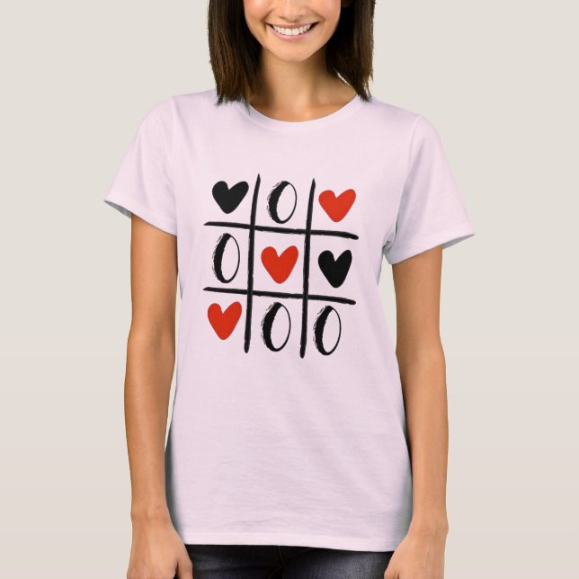 T-shirt Coeur et stratégie Tee - L'amour est la vraie vict (Devant)