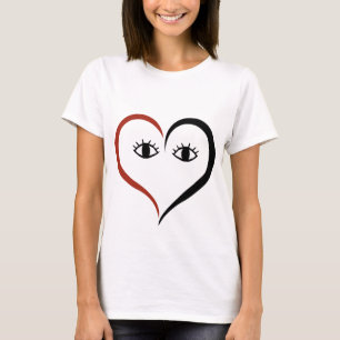 T-shirt Coeur facial