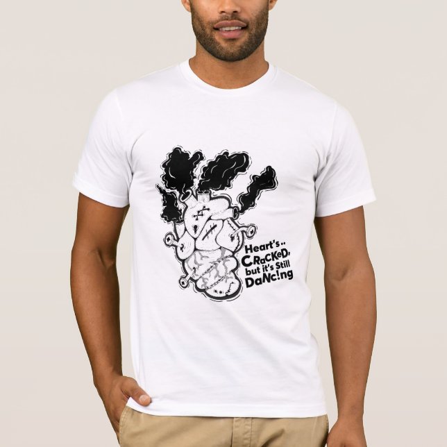 T-shirt Coeur fissuré (Devant)