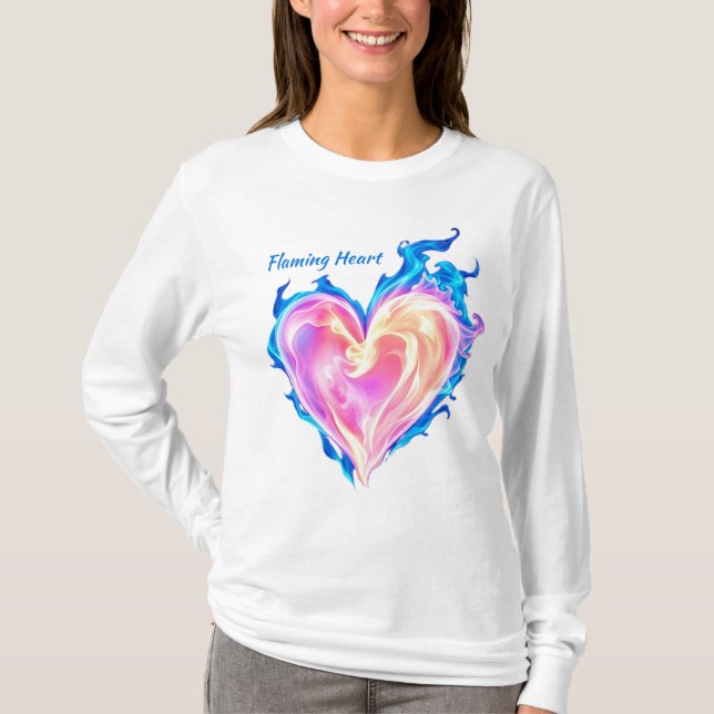 T-shirt Coeur flamboyant (Devant)