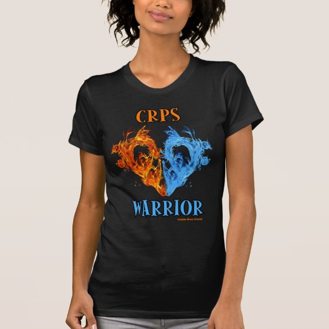 T-shirt Coeur/Flammes...CRPS (Devant)