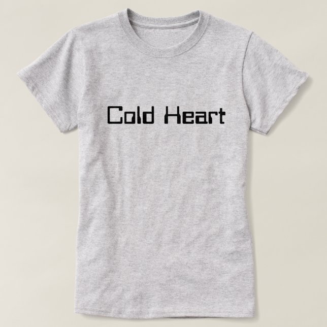 T-shirt Coeur froid (Design devant)