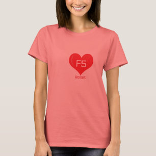 T-shirt Coeur geek