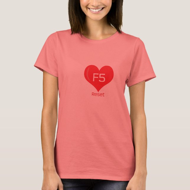 T-shirt Coeur geek (Devant)