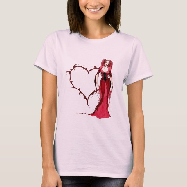 T-shirt Coeur gothique (Devant)