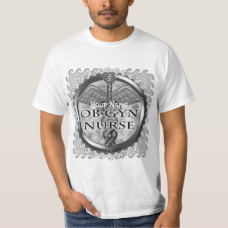 T-shirt Coeur gris ObGyn Nurse