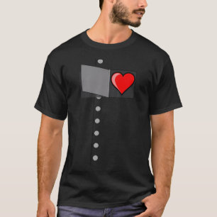 T-shirt Coeur Homme Tin - Oz Costume Halloween Tinman