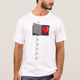 T-shirt Coeur Homme Tin TShirtOZ Costume Halloween Tinman