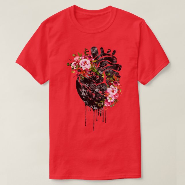 T-shirt Coeur humain 2 (Design devant)