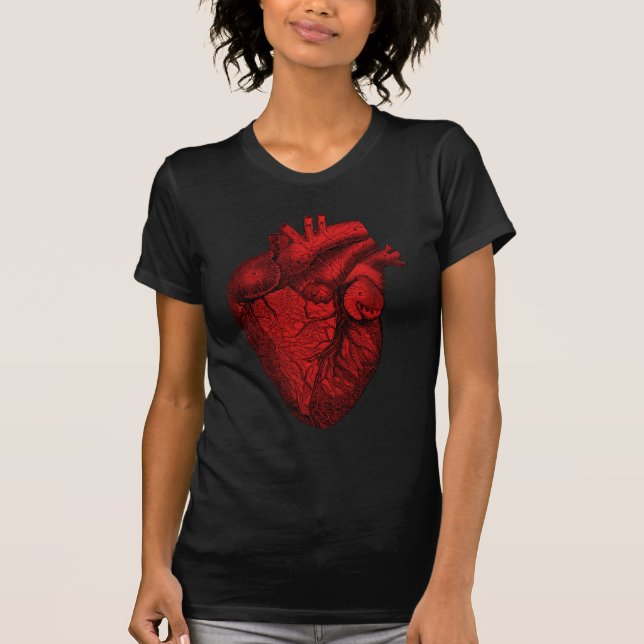 T-shirt Coeur humain anatomique (Devant)
