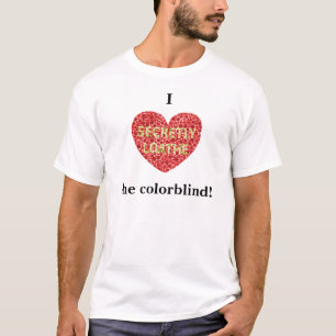 T-shirt Coeur I le daltonien