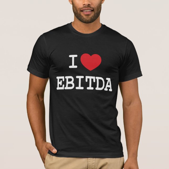 T-shirt Coeur I/loveEBITDA (Devant)