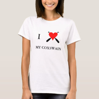 T-shirt Coeur I mon barreur