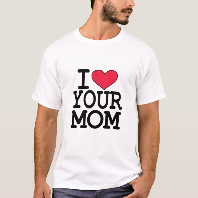 T-shirt Coeur I votre maman (Devant)