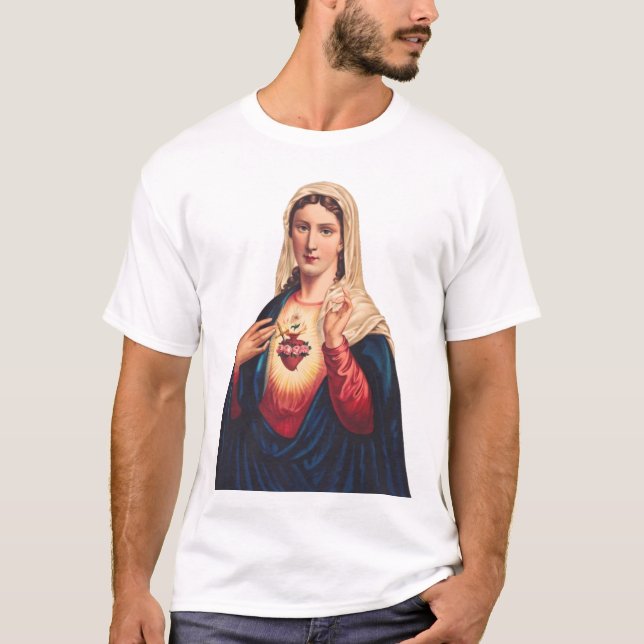T-shirt Coeur immaculé de la Vierge Marie (Devant)