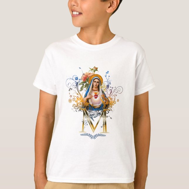 T-shirt Coeur immaculé de Marie (Devant)