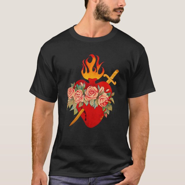 T-shirt Coeur immaculé de Marie Chemise (Devant)