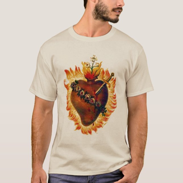T-shirt Coeur impeccable de chemise de Mary (Devant)