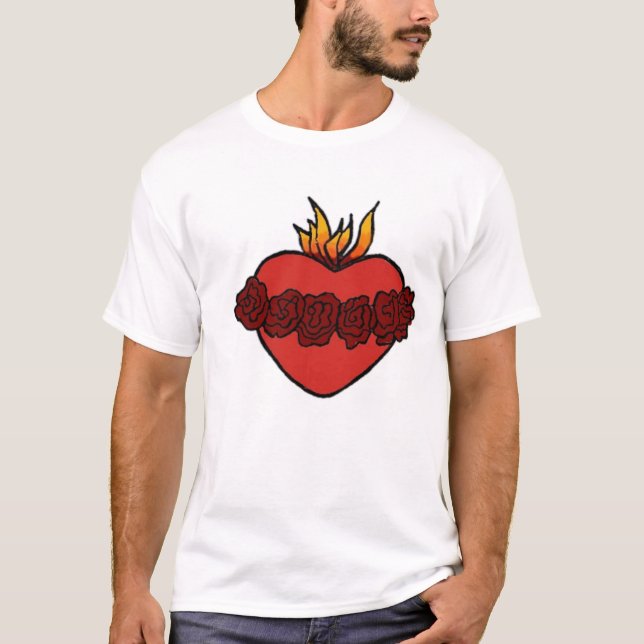 T-shirt Coeur impeccable de Mary (Devant)
