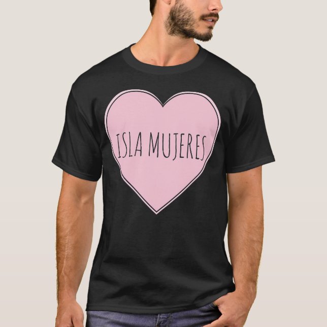 T-shirt Coeur Isla Mujeres (Devant)