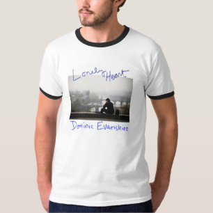 T-shirt Coeur isolé - la pièce en t des hommes