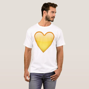 T-shirt Coeur jaune - Emoji