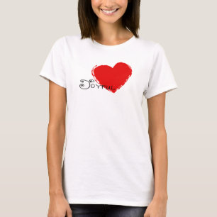 T-shirt Coeur joyeux T