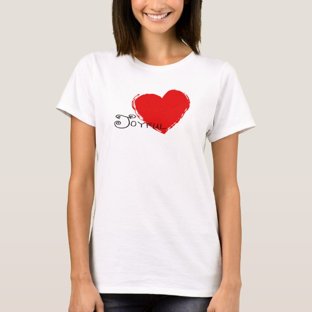 T-shirt Coeur joyeux T (Devant)