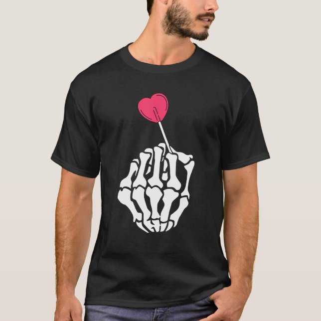 T-shirt Coeur le plus doux Lolly Coeur de bonbons Funny Va (Devant)