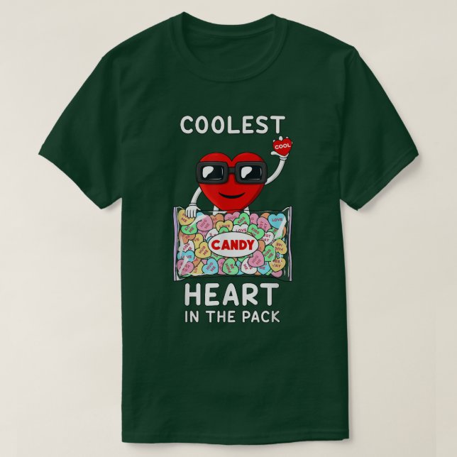 T-shirt Coeur le plus frais dans le pack Funny Valentines  (Design devant)