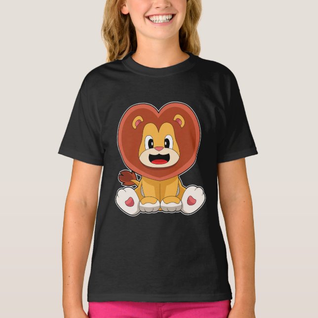 T-shirt Coeur Lion (Devant)