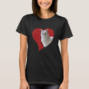 T-shirt Coeur Love Kitten Pour Animal Et Mignonne Chat 2