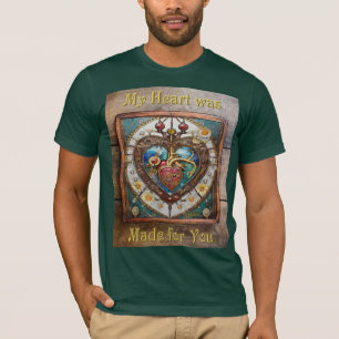 T-shirt Cœur mécanique Anatomique Série Steampunk
