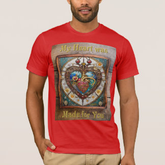 T-shirt Coeur mécanique série anatomique Steampunk
