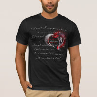 Coeur métallique avec sonnet de Shakespeare 18