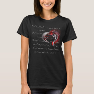 T-shirt Coeur métallique avec sonnet de Shakespeare 18