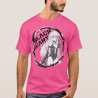 T-shirt Coeur noir