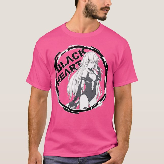 T-shirt Coeur noir (Devant)